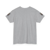 Graphic Tee — "God Money Power" Skull Design