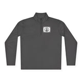 Quarter-Zip Pullover — Retro Jesus Graphic "Love One Another"