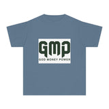 Youth Tee — "GMP (God Money Power)" Graphic Logo Kids Shirt
