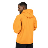God Money Power- Orange Packable Anorak Jacket with Tiny Floral Chest Graphic