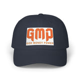 Good Money Power Embroidered Dad Cap — White Casual Baseball Hat