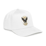 Eagle Emblem Baseball Cap — Gold Shield Rustic Outdoor Hat