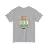 GMP God Money Power Tee — Motivational Gold Laurel Graphic T-Shirt