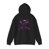 Angel Of Death Hoodie — Purple Gothic Angel Graphic Sweatshirt