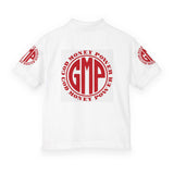 Youth Polo Shirt — 'GMP' God Money Power Red Logo