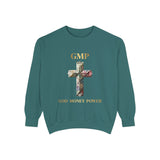 GMP Cross Sweatshirt — "God Money Power" Graphic Crewneck