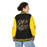 Gold Script 'GVD Get Money' Letterman Jacket