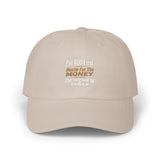 Dad Cap — "Hustle For The Money" Embroidered Classic Baseball Hat
