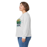 Long Sleeve Tee — "God Money Power" Graphic Spiritual Streetwear