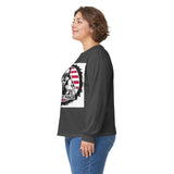 Long Sleeve Tee — 'God Money Power' Patriotic Graphic