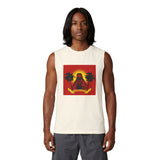 Muscle Tank — Retro 'God Money Power' Jesus Graphic Tank Top