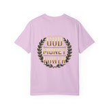 God Money Power T-Shirt — Bold Gold Laurel Graphic Tee