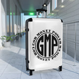 Suitcase — 'GMP (God Money Power)' Monogram Carry-On Luggage