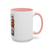 Put GOD First Hustle For The MONEY Accent Coffee Mug — Motivational Faith & Success Gift (11/15 oz)