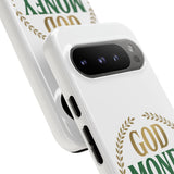 Phone Case — "God Money Power" Inspirational Religious Design