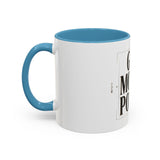 God Money Power Accent Coffee Mug – Inspirational Religious Typography Mug (11/15oz)