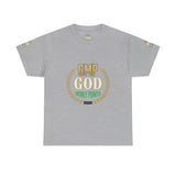 GMP God Money Power Tee — Motivational Gold Laurel Graphic T-Shirt