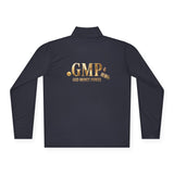 Quarter-Zip Pullover — Gold GMP (God Money Power) Logo Athletic Pullover