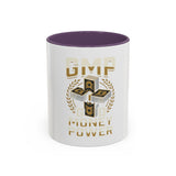 Money Power Accent Coffee Mug — GMP Cash Stack Design (11/15 oz)