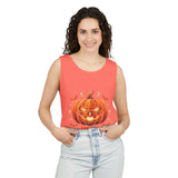 Halloween Pumpkin Tank Top — “God Money Power”