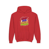 Youth Hoodie — GMP God Money Power Rainbow Graphic