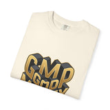 Good Money Power Graphic Tee — GMP 3D Gold Lettering T-Shirt