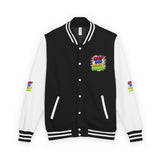 Letterman Jacket — GMP Good Money Power Colorful Splash Varsity Coat