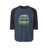 God Money Power Raglan Shirt