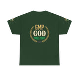 GMP God Money Power Tee — Motivational Gold Laurel Graphic T-Shirt