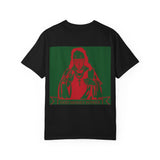 T‑Shirt — Retro Holiday Madonna Graphic Tee (green & red)