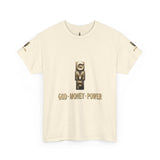 God · Money · Power Tee — GMP Gold Block Logo T-Shirt
