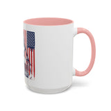 God, Money, Power Coffee Mug — Patriotic Street Art Accent Mug (11/15oz)