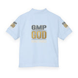 Youth Polo Shirt – GMP GOD Money Power Graphic