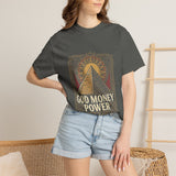 God Money Power Pyramid Tee — Spiritual Wealth Graphic T‑Shirt