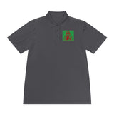 Men's Polo Shirt — 'God Money Power' Retro Graphic Sports Polo