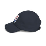 Dad Cap - Red White Blue Patriotic Eagle Crest