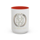 GMP Monogram Accent Coffee Mug — Gold Circle Initials (11/15oz)