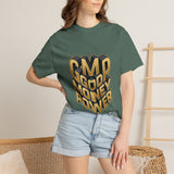 Good Money Power Graphic Tee — GMP 3D Gold Lettering T-Shirt