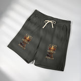 God Money Power Fleece Sweat Shorts — Graphic Casual Lounge Shorts