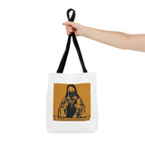 Religious Graphic Tote Bag — "God Money Power" Spiritual Streetwear Tote