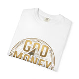 God Money Power T-Shirt — Bold Gold Graphic Tee