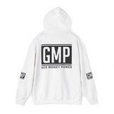GMP "God Money Power" Hoodie – Bold Black Logo Pullover