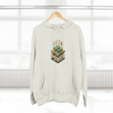God Power Hoodie — Retro 3D Faith Graphic Fleece Hoodie
