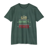 God Money Power T-Shirt — Faith & Finance Graphic Tee