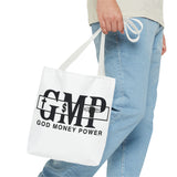 GMP "God Money Power" Graphic Tote Bag – Faith & Hustle Everyday Carry
