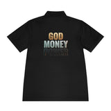 God Money Power Polo — Men's Athletic Golf/Casual Shirt