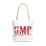 God Money Power (GMP) Red Logo Tote Bag – Faith & Wealth Statement Tote