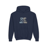 Youth Hoodie — GMP GOD Money Power Metallic Graphic Pullover