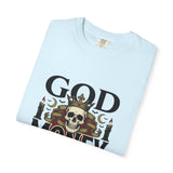 God Money Power- Skull T-Shirt — Gothic Skull Graphic Tee