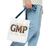 GMP 'God Money Power' Graphic Tote Bag